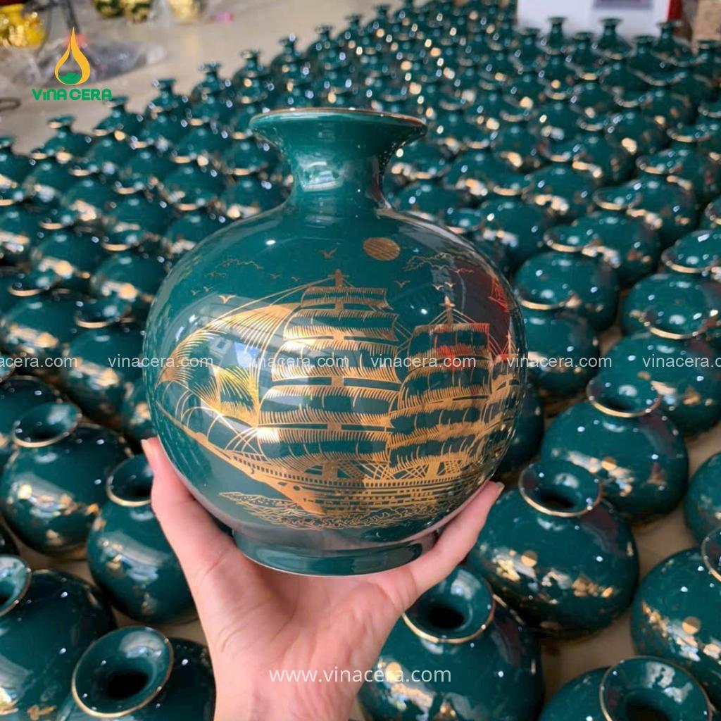 Gốm Sứ Quà Tặng Doanh Nghiệp – Giải Pháp Quà Tặng Sang Trọng, Tăng Nhận Diện Thương Hiệu bình hút lộc mini để bàn đẹp - In logo Bình Hút Lộc - Quà Tặng Ý Nghĩa