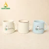 Bộ 3 Ly Sứ Men Cát Liên Hoa Và Trơn – Vinacera Bộ 3 Ly Sứ Men Cát Liên Hoa Và Trơn – Vinacera