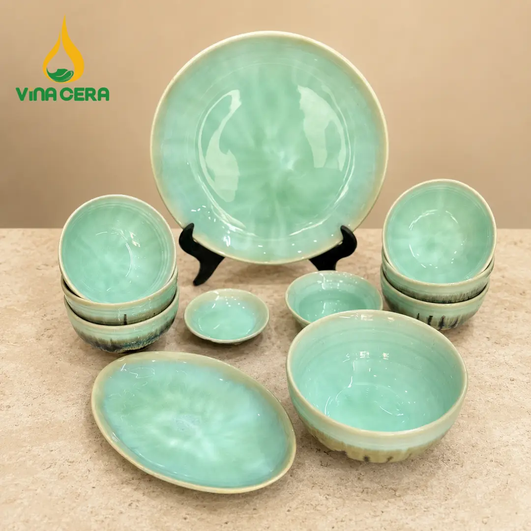 bo-bat-dia-men-hoa-bien-xanh-ngoc-dia-oval-vinacera-02 Bo Bat Dia Men Hoa Bien Xanh Ngoc Dia Oval Vinacera 02