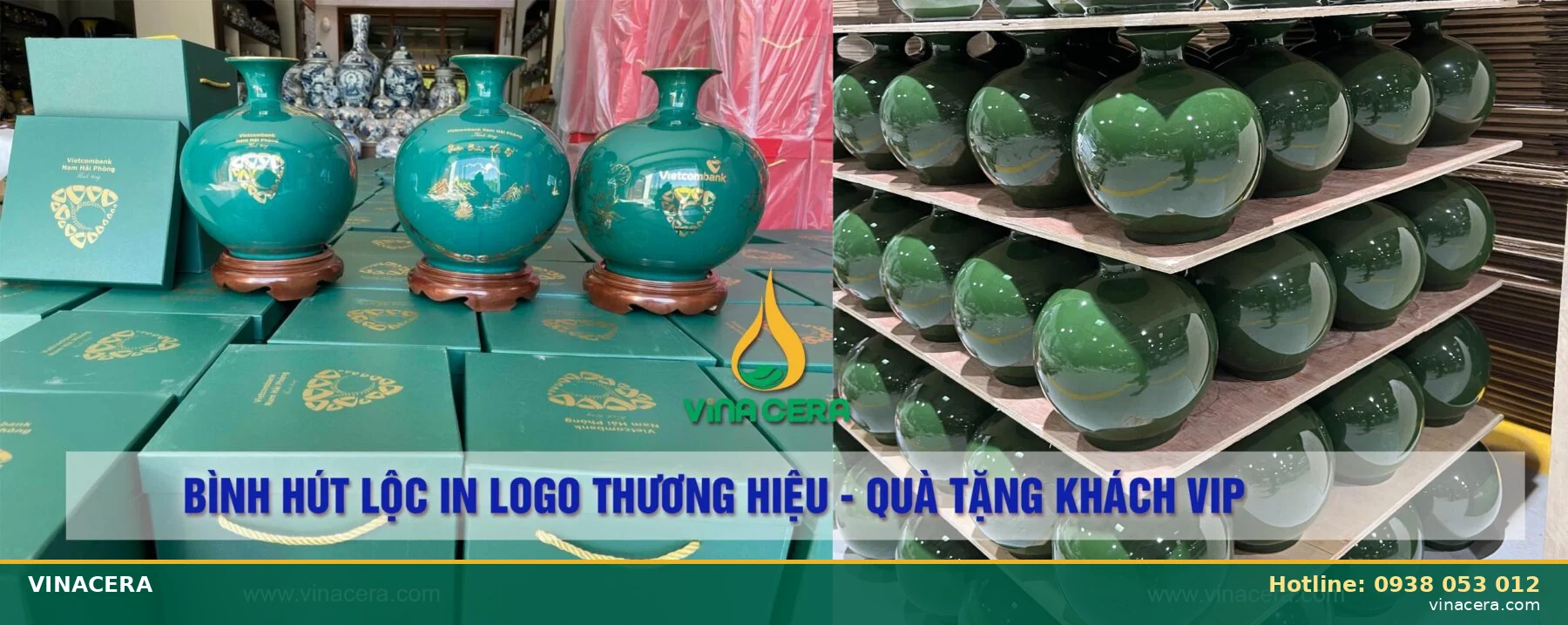 Bình hút lộc in logo quà tặng khách hàng VIP