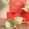 Ly Tách Sứ Cappuccino Bát Tràng Nhiều Màu 180ml – LS0111724 ly tach su cappuccino men xanh com rot tra ca phe 5 Ly Tách Sứ Cappuccino Bát Tràng Nhiều Màu 180ml – LS0111724