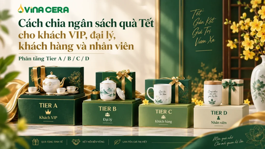 Cách Chia Ngân Sách Quà Tết Cho VIP, Đại Lý, Khách Hàng & Nhân Viên | Vinacera