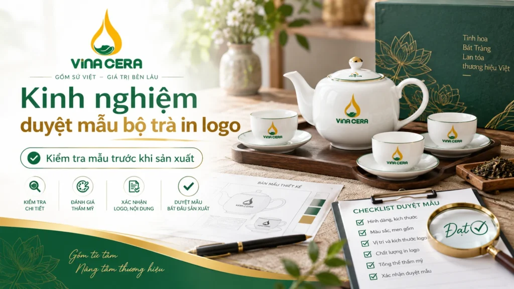 Kinh Nghiệm Duyệt Mẫu Bộ Trà In Logo Trước Khi Sản Xuất Kinh Nghiệm Duyệt Mẫu Bộ Trà In Logo Trước Khi Sản Xuất