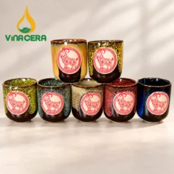 Ly Gốm Sứ Họa Tiết Dê Đinh Mùi 2027 – Men Chảy Đa Sắc Ly Gốm Sứ Họa Tiết Dê Đinh Mùi 2027 – Men Chảy Đa Sắc