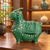 Tượng Dê Men Xanh Gốm Sứ Để Bàn 2027 | Vinacera Tượng Dê Men Xanh Gốm Sứ Để Bàn 2027 – Linh Vật May Mắn, Bình An